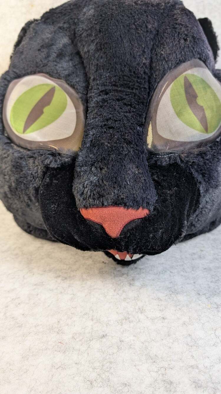 Dan Dee Collectors Choice Big Greeter Heads Black Panther Plush Mascot - Picture 6 of 13